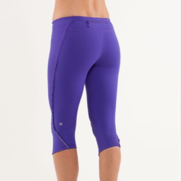 Lululemon Run: Fast And Free Crop | size 6 - Picture 6 of 10